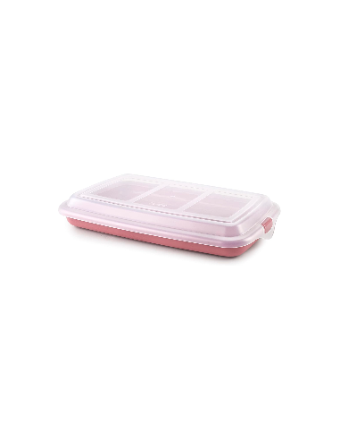 ibili 686710 Boite Alimentaire plat Rouge