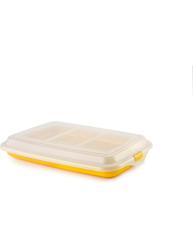 ibili 686730 Boite Alimentaire plat Jaune