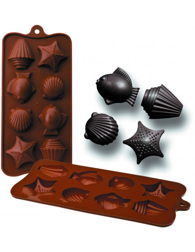 ibili 860307 Moule à 8 chocolats en silicone
