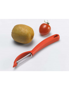 Eclat Rouge - Set 3 couteaux : office, éplucheur, petits-légumes