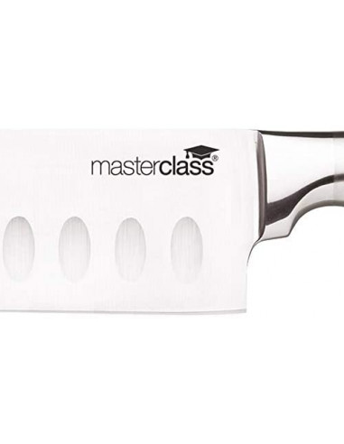 MasterClass MCSAFETYSANT Couteau 18 cm Santoku pointe arrondie