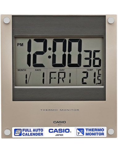Casio ID-11S-1DF Horloge digitale avec date et température