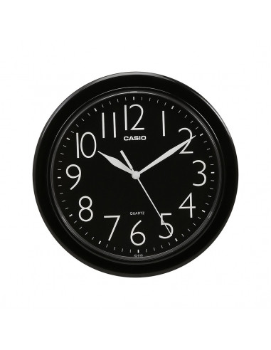 Casio IQ-01S-1DF Horloge ronde noire
