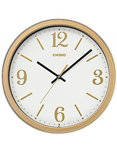 Casio IQ-71-9DF Grande Horloge Ronde doré 35 cm