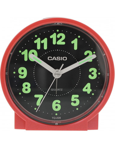 Casio TQ-228-4DF Réveil rouge