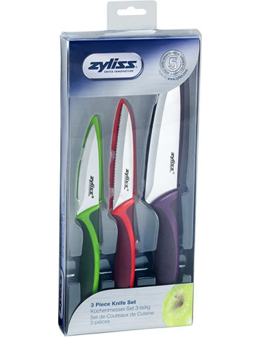 Zyliss E7240400 Coffret 3 couteaux