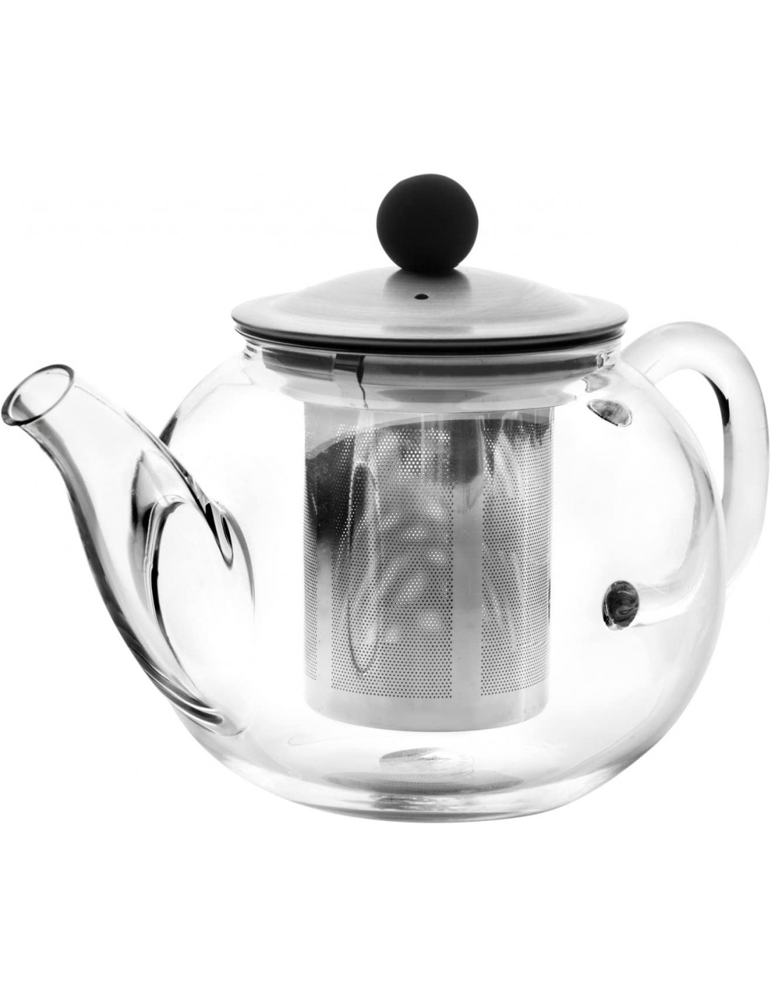 BOUILLOIRE ELECTRIQUE,900ML Teapot--Théière En Verre Avec Passoire