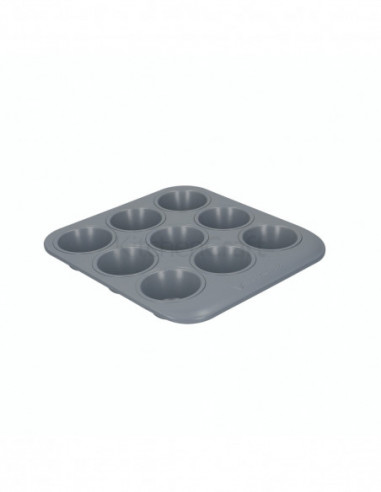 MasterClass MCCER05GRY Smart Ceramic Moule à cupcakes 24 x 22cm
