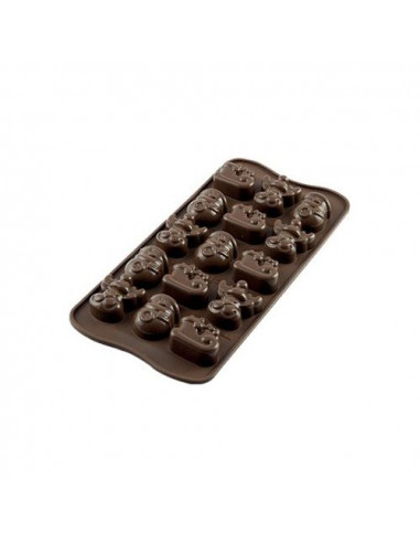 Silikomart 22.123.77.0065 Moule chocolat thème Hiver