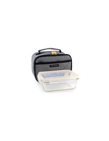 ibili 753401G Sac isotherme Lunchbox away avec conteneur verre