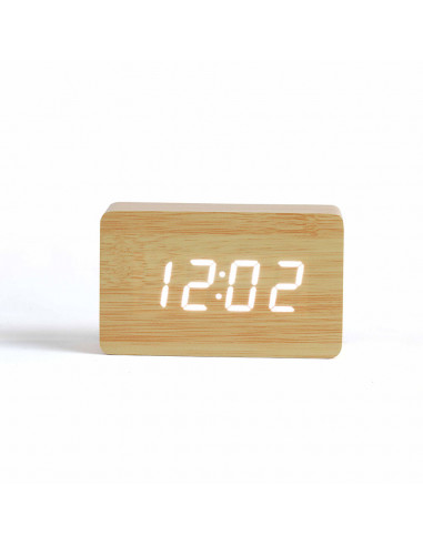 Livoo RV150BC Horloge digitale aspect bois