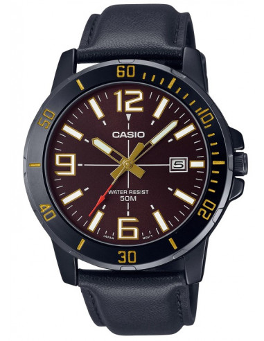 Casio MTP-VD01BL-5BVUDF Montre étanche marron WR50