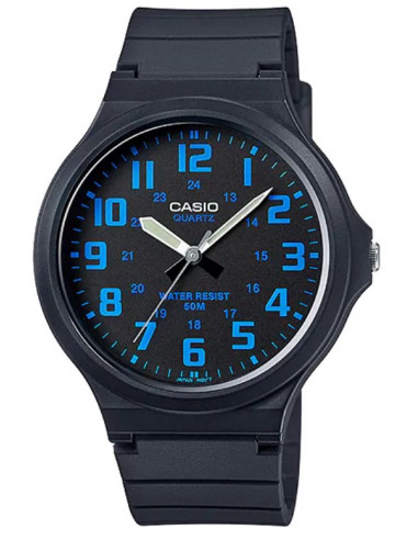 Casio MW-240-2BVDF Montre bleu étanche WR50